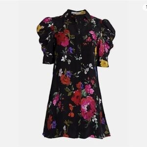 Alice + Olivia Gem Puff Sleeved Dress.